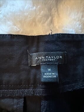 Ann Taylor Factory 5” Black Shorts sz 14